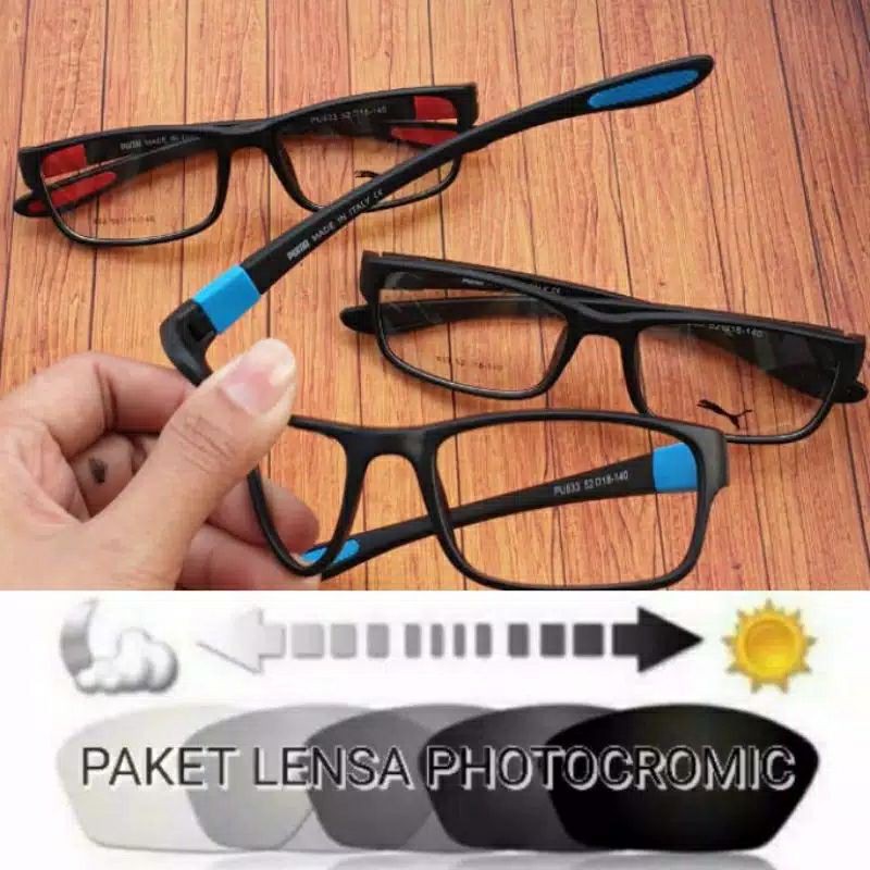 KACAMATA 833 ANTIRADIASI | PHOTOCROMIC