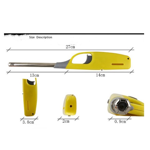 Pematik Kompor Gas / Gas Lighter / Korek Kompor / Korek Api Panjang Bisa Di Isi Ulang