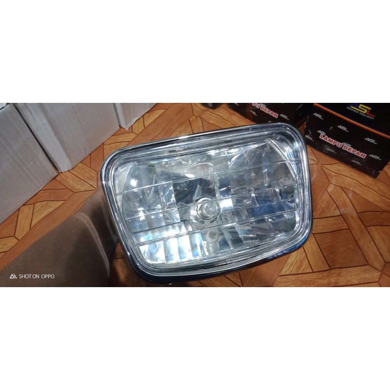 lampu depan oval Yamaha RX king 2002-2004 reflektor depan RX king lampu depan oval RX king Yamaha rx
