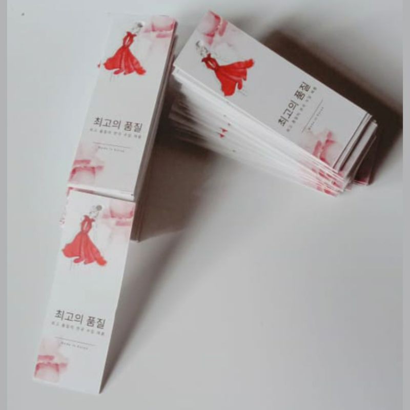 

hangtag baju hangtag custom hangtag murah hangtag barcode hangtag Korea hangtag Jepang hang tag