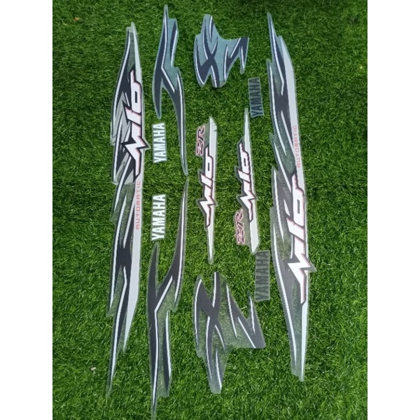 STRIPING TRANSPARAN MIO SOUL KARBU CUSTOM STICKER MIO SOUL MX TRANSPARAN