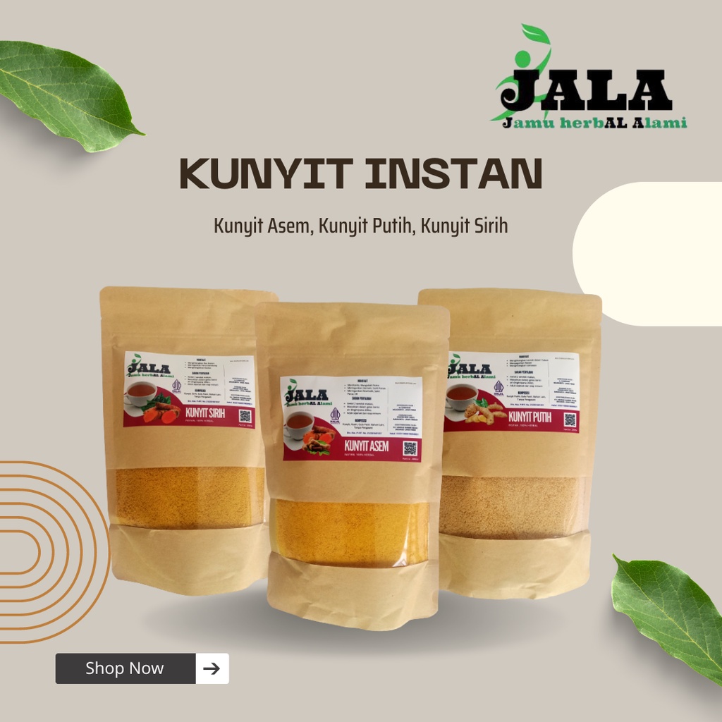 

PAKET KUNYIT INSTAN - 100% HERBAL - ISI 3 PCS