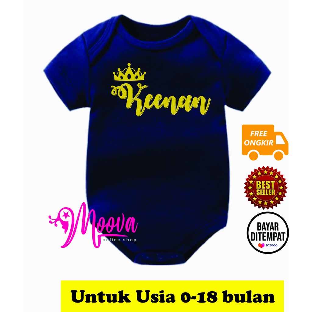 Jumper  Custom Bayi Laki-laki/Jumper Baby Lucu Adem Nyaman Bahan Katun Tebal Bisa Tulis Nama