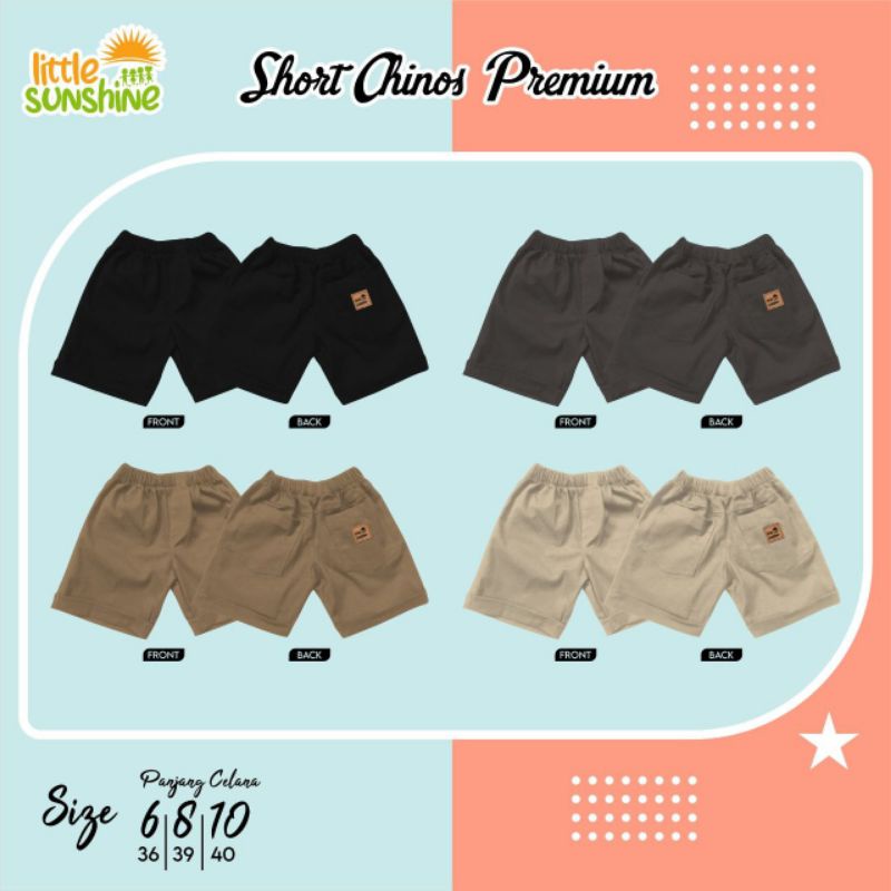 Celana Pendek Anak / Short Chinos Premium