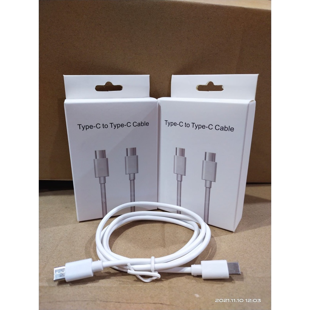 Kabel data Type C ke Type C Support Fast charging