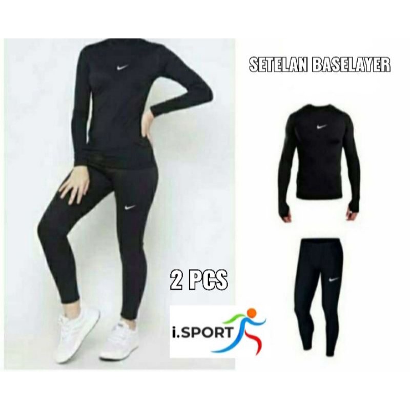 (2pcs) Setelan Baselayer Wanita