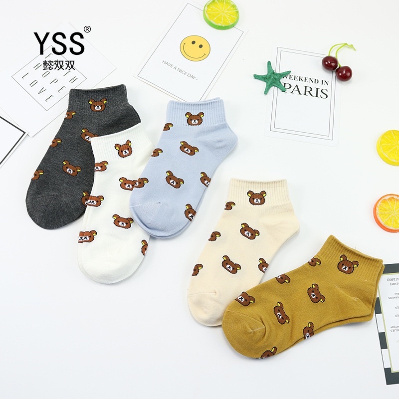 Kaos kaki korea bayi motif MIC*KEY / baby socks