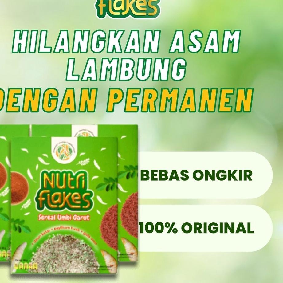 

こ NUTRIFLAKES | SEREAL SARAPAN SEHAT UNTUK ATASI MASALAH PENCERNAAN DAN ASAM LAMBUNG DARI UMBI GARUT ALAMI づ