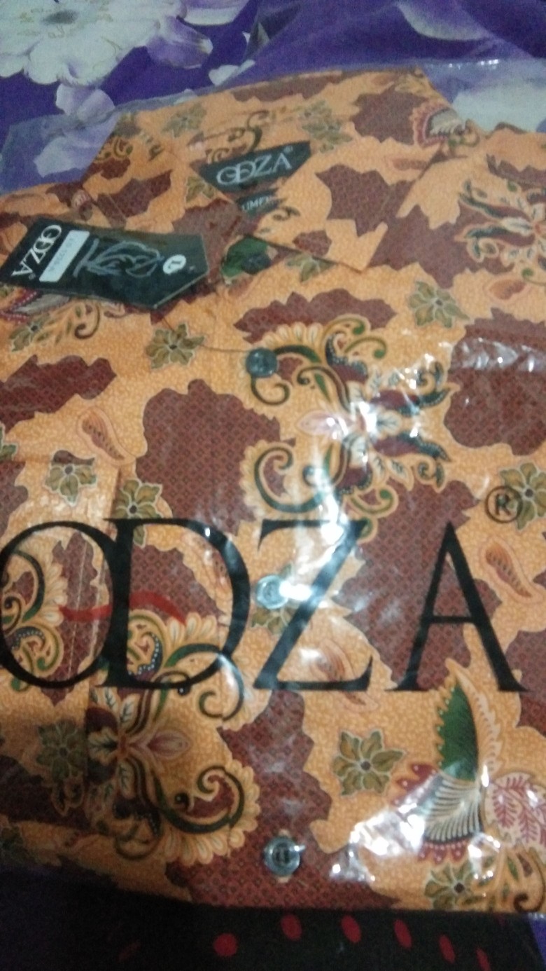Odza Kemeja Batik Solo Pekalongan Slimfit Lengan Panjang Pria Modern Didimus