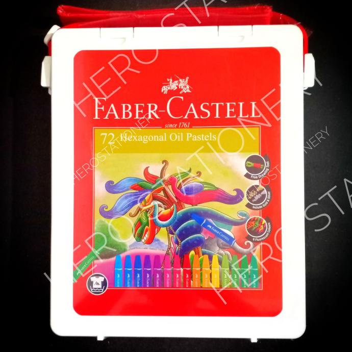 

KRAYON FABER-CASTELL HEXAGONAL SET 72 WARNA