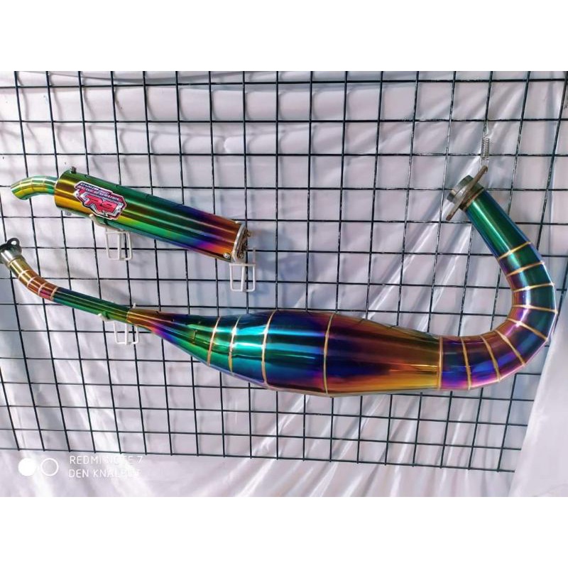 knalpot MOTOR ninja R RR SS pelangi stainles, R9 AITECH PDK KDX creampie