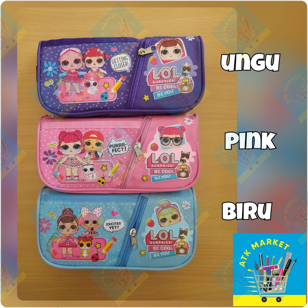 

Kotak Tempat Pensil / Pensil Case Kain Motif LOL L131