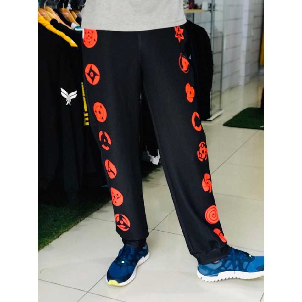 Celana Olahraga Anime Jogger pants Sharinggan Clan Naruto