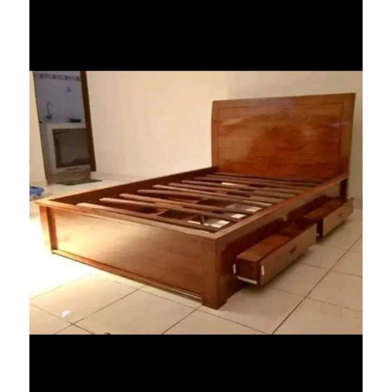 Dipan kayu jati multifungsi ukuran 160x200 / bisa request model / langsung pengrajin