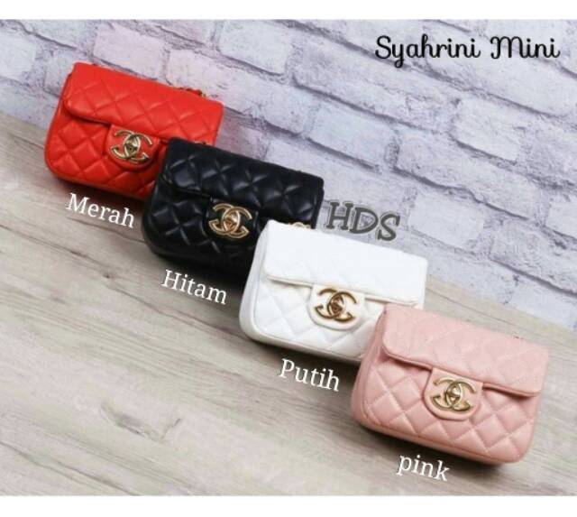 Slingbag syahrini mini tas selempang tas mewah harga murah tas lokal tas wanita terbaru