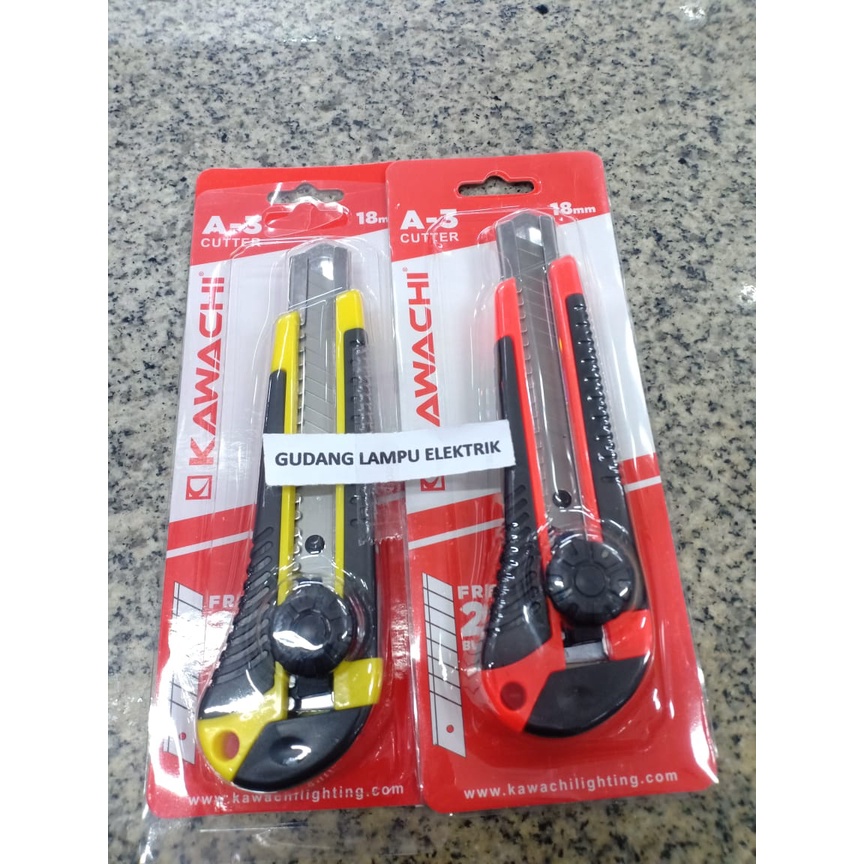 

CUTTER POTONG KATER KAWACHI A3 18mm
