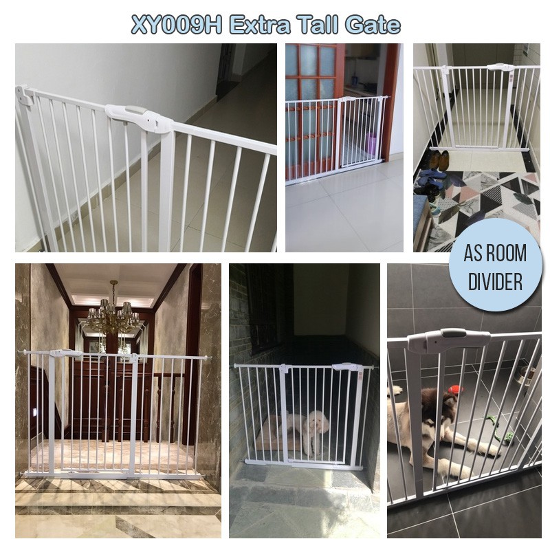 SKIDA Baby Safe XY009H-W Extra Tall &amp; Wide Safety Gate / Pagar Pengaman Bayi Anak