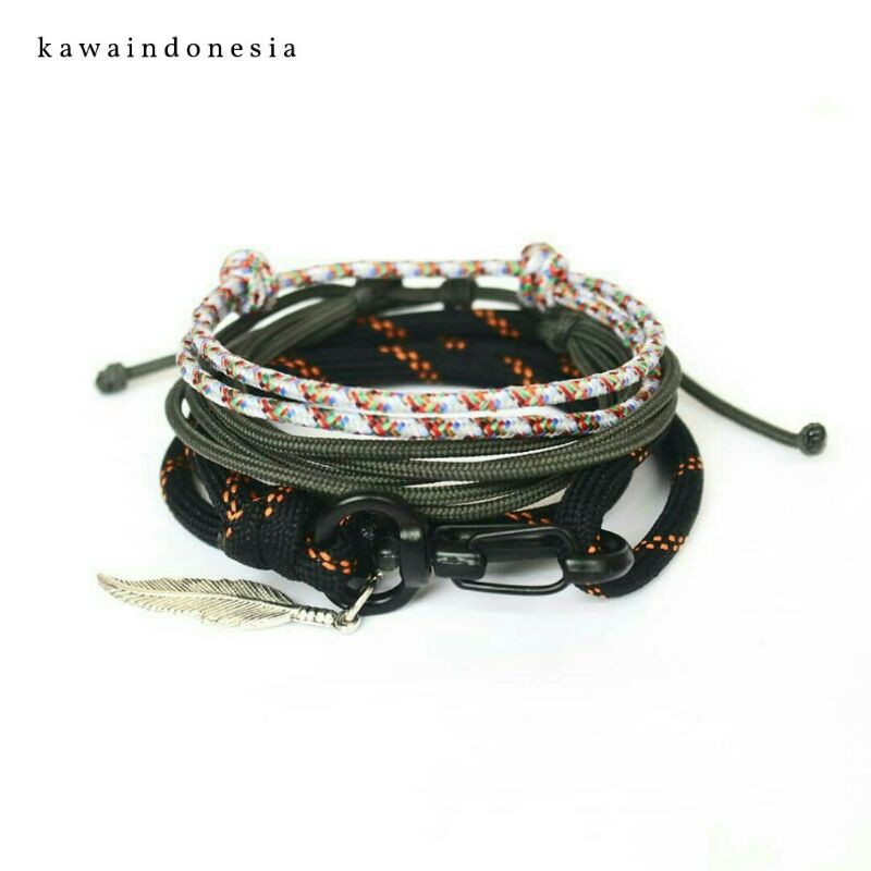 GELANG TALI PRUSIK PAKETAN