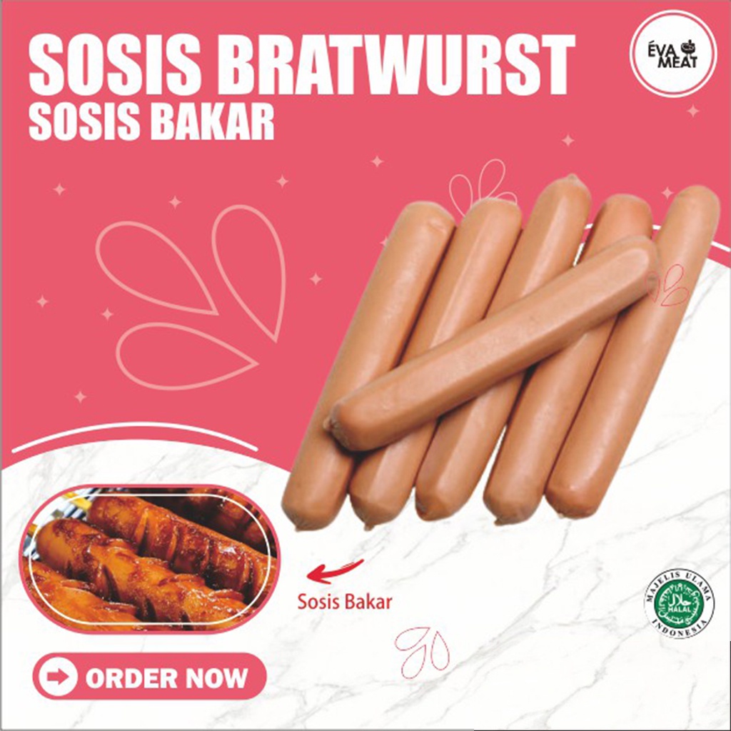 Jual Sosis Bakar Isi Sosis Bratwurst Sosis Sapi Bratwurst Sausage Sosis Bakar Sosis