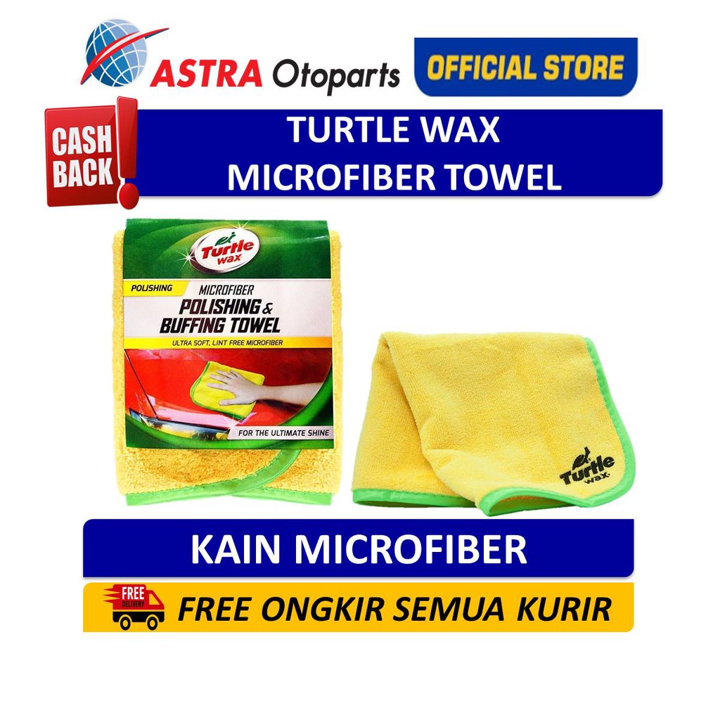 Turtle Wax Microfiber Polishing And Buffing Towel TWA?119 Kain