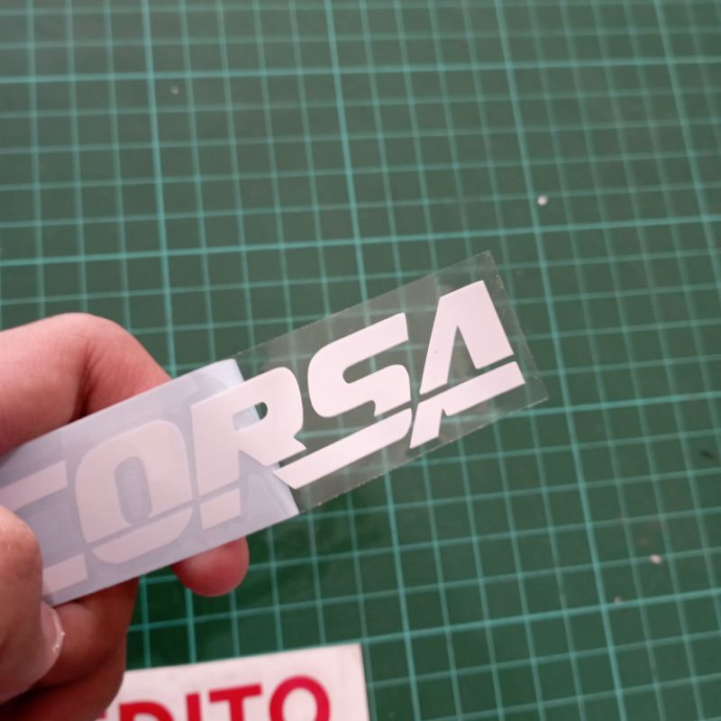 Sticker Cutting Corsa