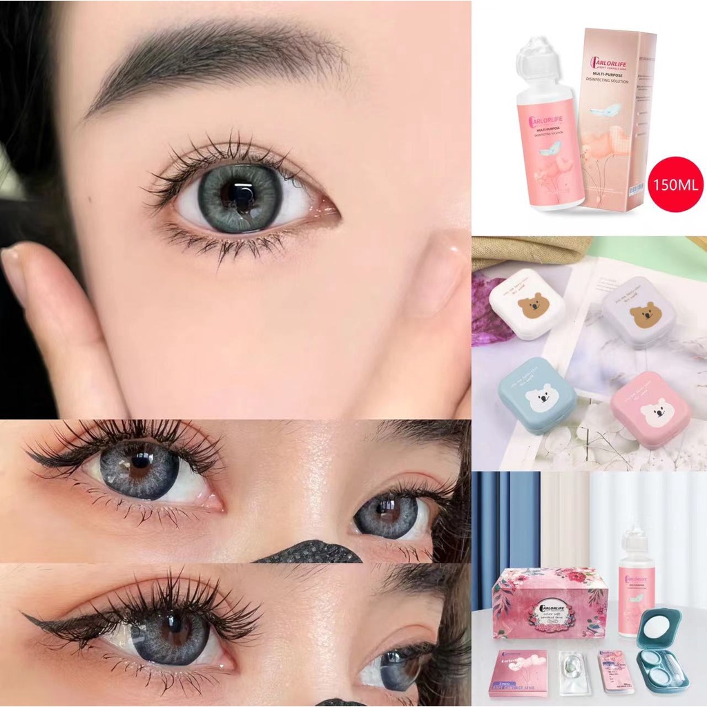 COD Paket Hadiah Exoticon soflens 1 paket lengkap cairan dan alat 14.5 mm nicelook color big eyes soplen mata plus cairan 1 set gratis ongkir soflen model terbaru 2023 sofens korea aesthetic