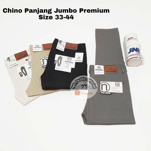 Celana Chino Pria Big Size Jumbo 39-44 Chinos Panjang Cinos Premium Cowok NR_Outfit Official COD