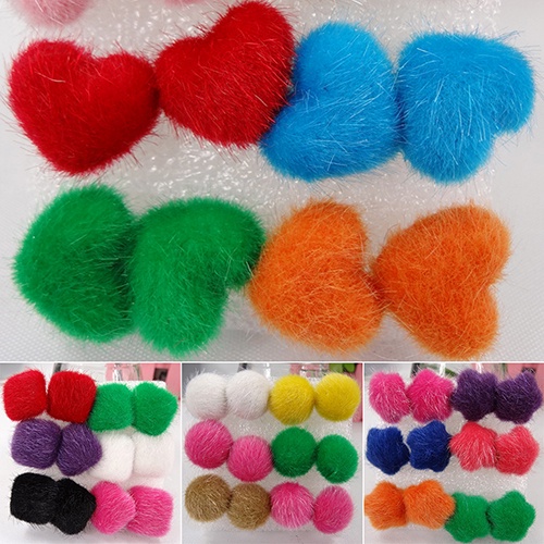Hu Hu Hu Hu Hu Alat Bantu Pasang Kacamata♡ 6 Pasang / Set Anting Tusuk Bentuk Bulat / Kotak / Bintang / Hati Bahan Plastik Untuk Wanita