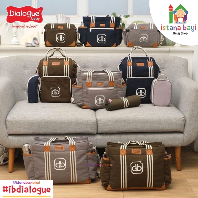 Dialogue Baby Tas Kecil + Tempat Botol Susu Classy Series DGT7410