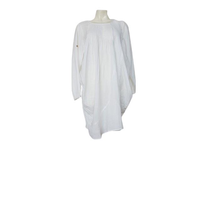 Dress Katun Longgar Polos nyaman