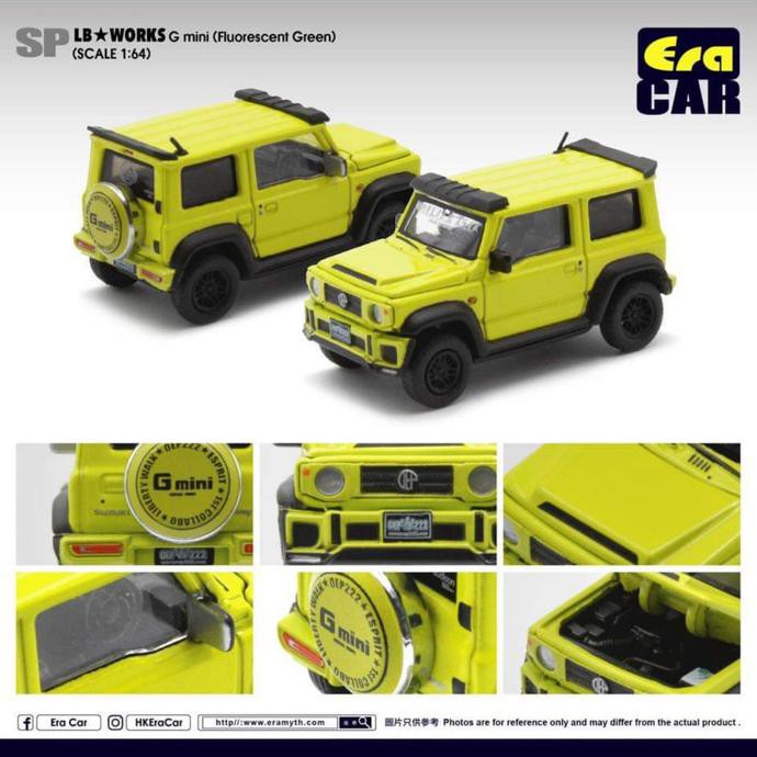 maddox - Era Car 1/64 LBWorks Suzuki Jimny G Mini Fluorescent Green