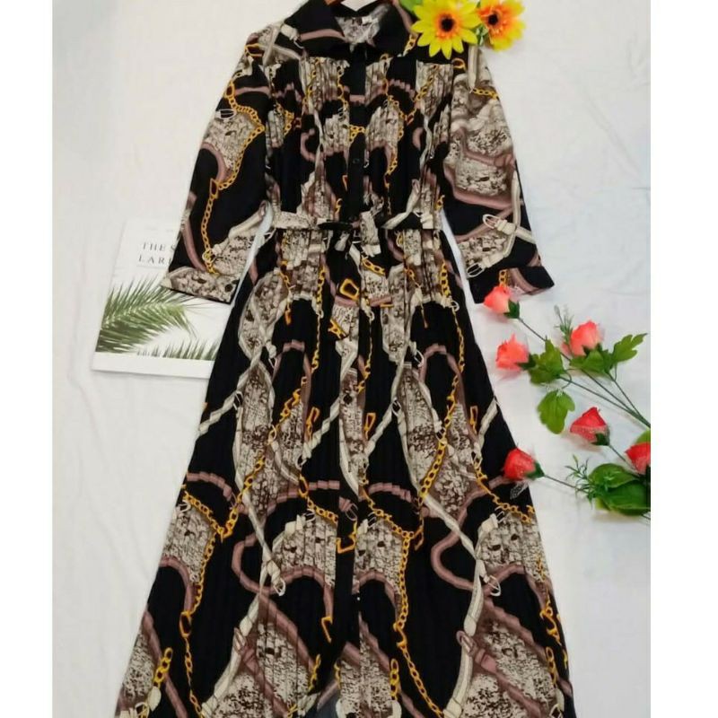 gamis plisket bangkok