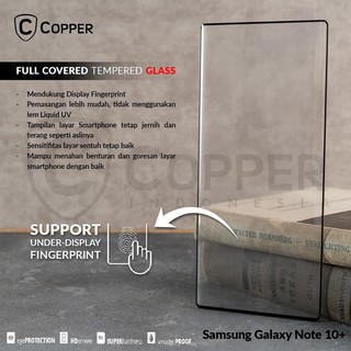 Samsung Galaxy Note 10 Plus - COPPER Full Covered Tempered Glass