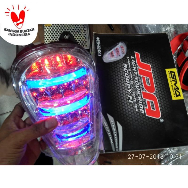 LAMPU STOP LED SCOOPY FI-LAMPU BELAKANG SCOOPY FI JPA