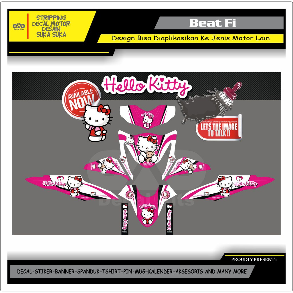 Decal Beat Fi Pink