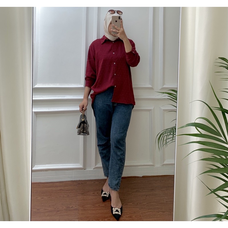 ALIZA BLOUSE OVERSIZE URAGIRI