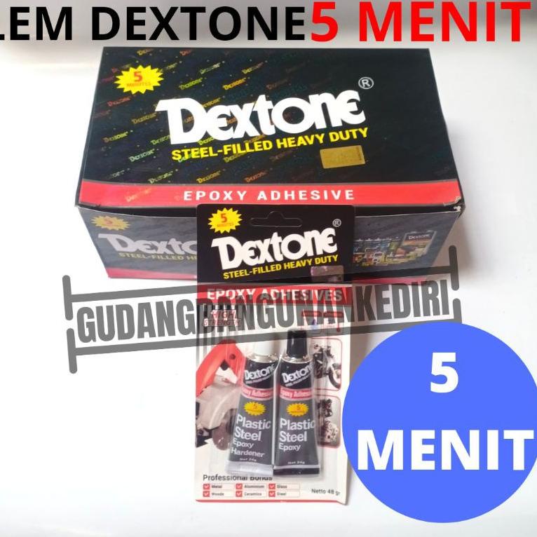 

[PROMO] LEM BESI DEXTONE 5 MENIT 5MENIT EPOKSI EPOXY 48gram え