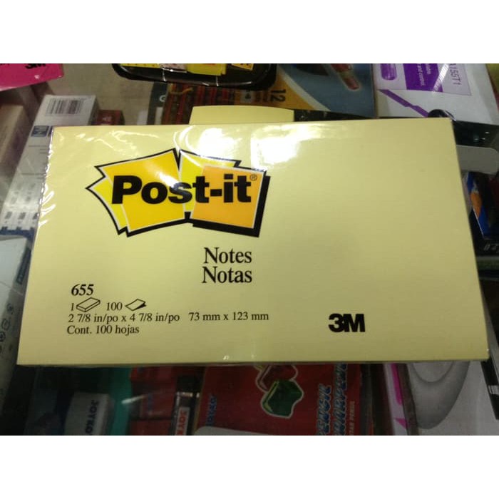 POST IT 3M 655 YELLOW (PCS)