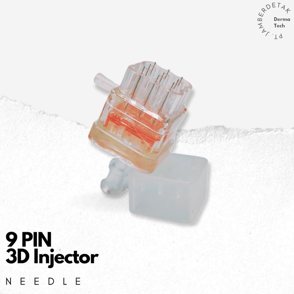 jarum 9 pin 5 pin 1 pin needle dan tube for 3d smart injector pen korea import