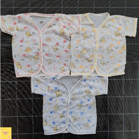 6PCS BAJU BAYI MEGA LENGAN PENDEK-BAJU BAYI LENGAN PENDEK MEGA-BAJU MEGA PENDEK