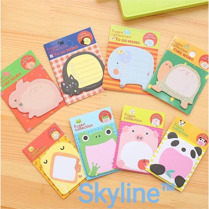 

Sticky Note / Note Tempel Dengan Motif Dan Bentuk Binatang Yang Lucu