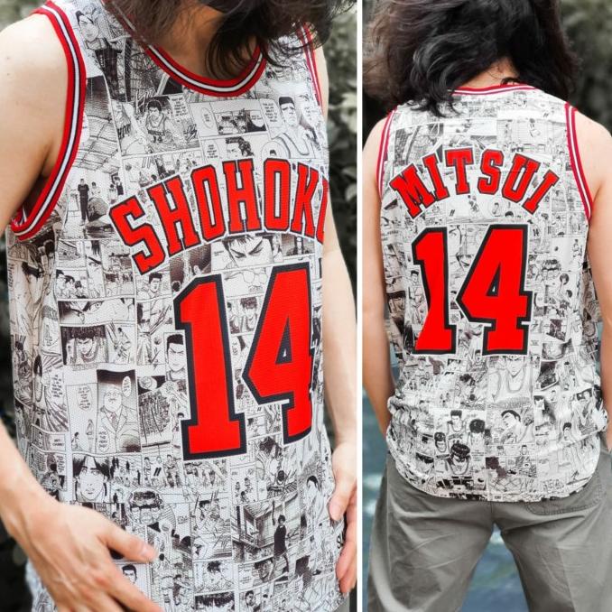 Slamdunk Komik / Inoe Takehiko / Jersey Shohoku Putih Komik Original|Asli|Premium|Diskon|Ori