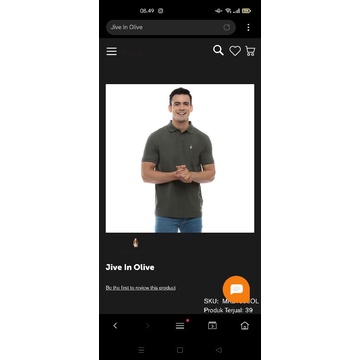 kaos polo hush puppies cowok original