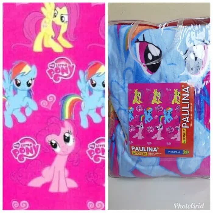 Selimut Kuda Poni Pink Merk Paulina By Bonita