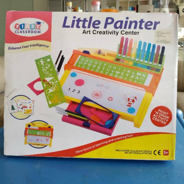 

Mainan menggambar Little Painter perlengkapan art WhiteBoard tulis anak first classroom wjstore99