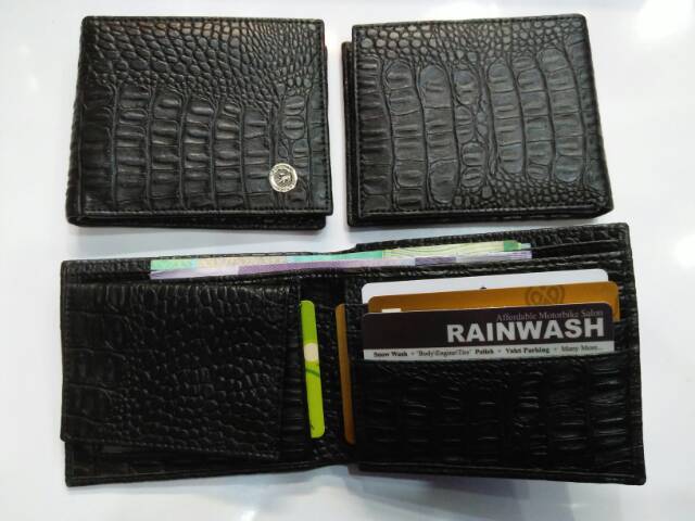 Dompet pendek lipat cowok crocodile