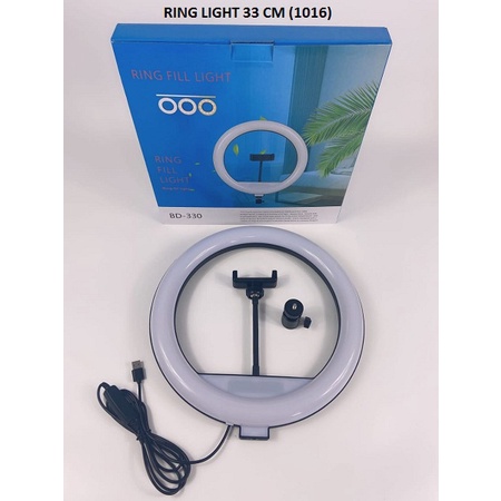 RING LIGHT LED uk. 33 CM ( ONLY )/ 12 inch - Lampu untuk Make up, Selfie, Vlog, Buat Video Tiktok RINGLIGHT TERMURAH