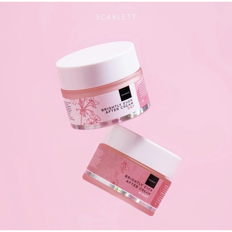 scarlett whitening cream 20 gr / cream muka scarlett / scarlett acne cream / scarlett brightly cream / scarlett cream