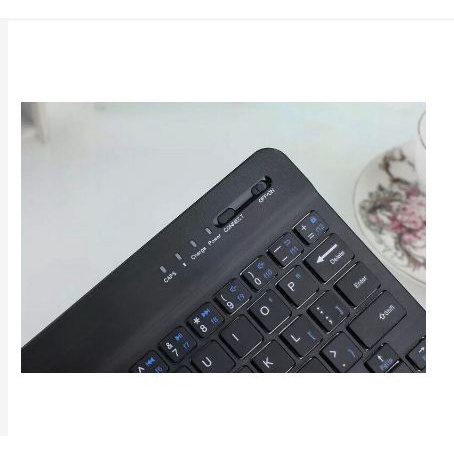 [TOSERBA_EMAK] - Taffware Wireless Bluetooth Keyboard Rechargeable - KM78D - Black