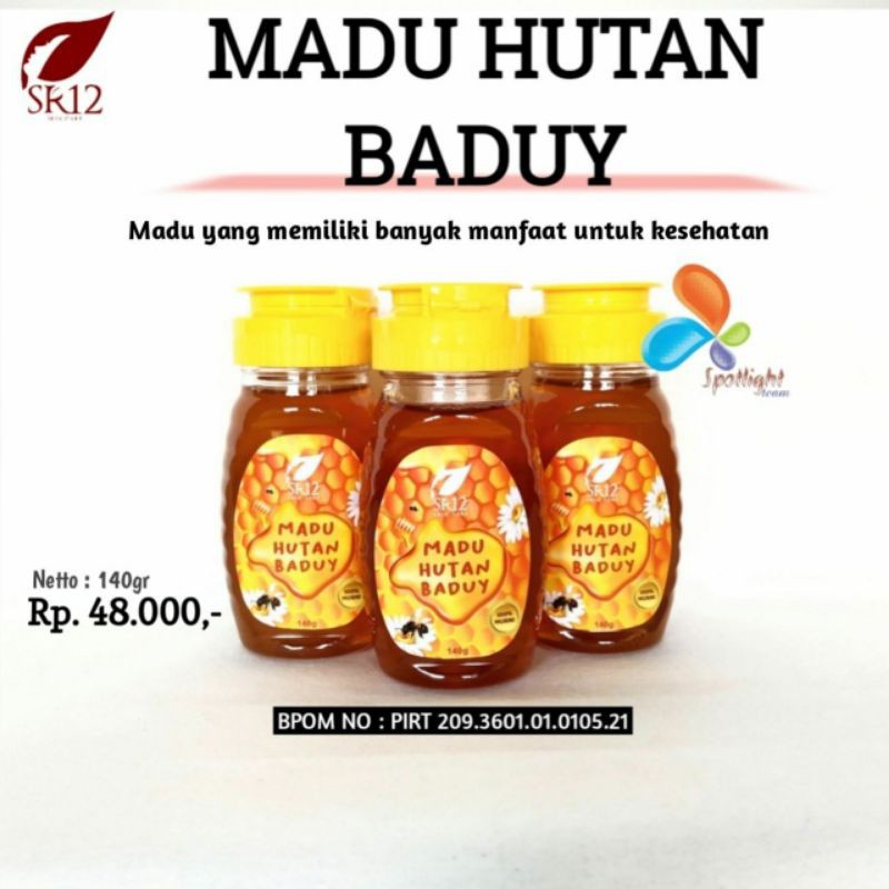 

Sr12 Madu Hutan Baduy madu murni (140 gram)